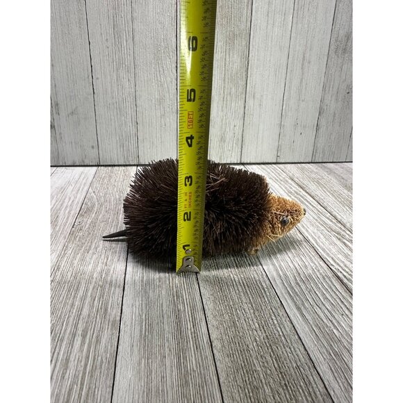 Vintage Natural Bristle Woodland Hedgehog Home Decor Collection Item - Picture 7 of 7